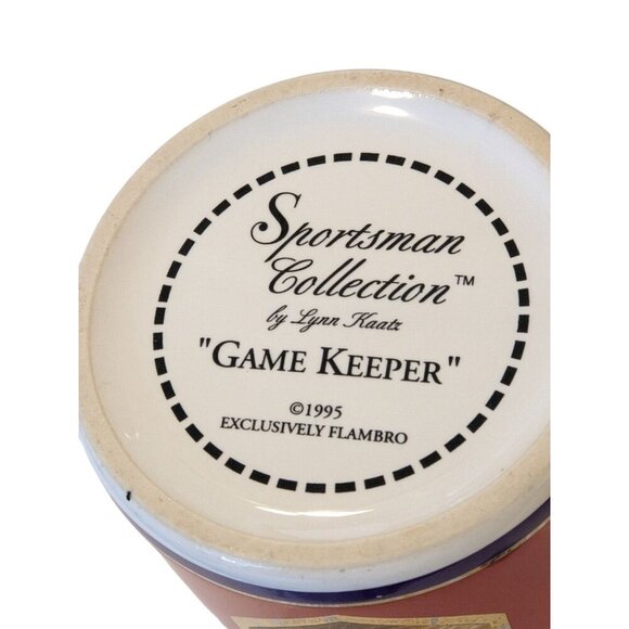 Vintage 1995 Sportsman Collection Lynn Kaatz Coffee Mug Puppy Game Keeper Hunt - Picture 6 of 6